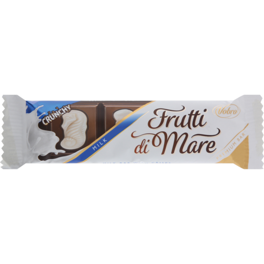 Vobro Frutti Di Mare Crunchy Milk Chocolate Bar 38g