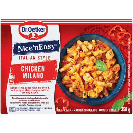 Dr. Oetker Frozen Nice ‘n Easy Italian Chicken Milano Pasta Dish 350g