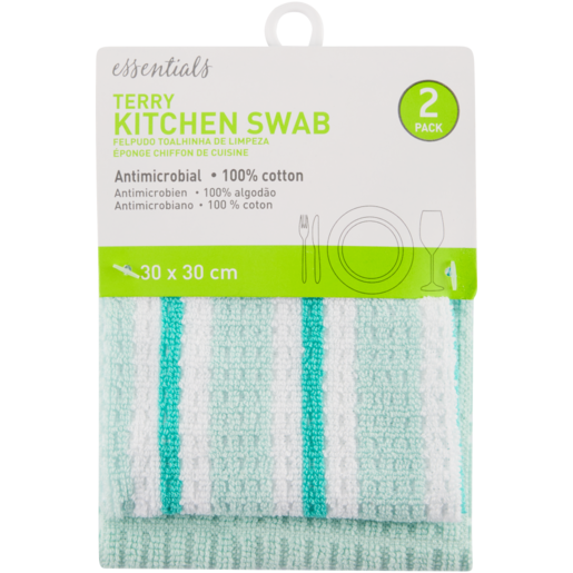 Essentials Anti-bacterial Swab Set 2 Pack (Colour May Vary)