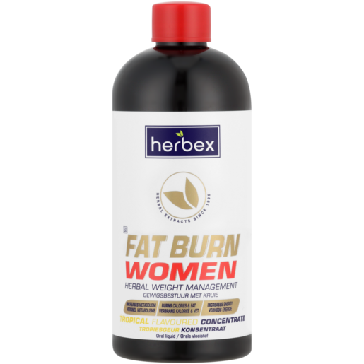 Herbex Fat Burn Womens Tropical Flavoured Concentrate 400ml