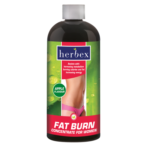 Herbex Fat Burn Womens Apple Flavoured Concentrate 400ml