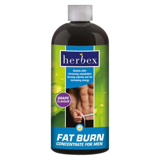 Herbex Grape Flavoured Fat Burn Concentrate For Men 400ml