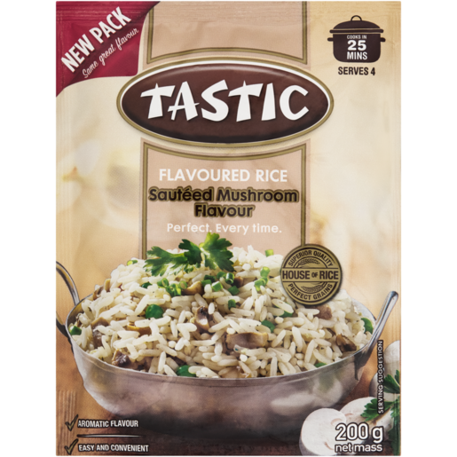 Tastic Sautéed Mushroom Flavoured Rice 200g