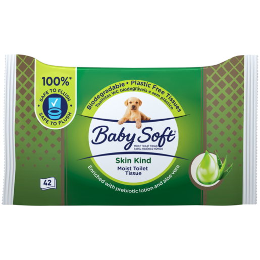 Baby Soft Skin Kind Tissue Wipes Enriched With Aloe Vera & Chamomile 42 Pack