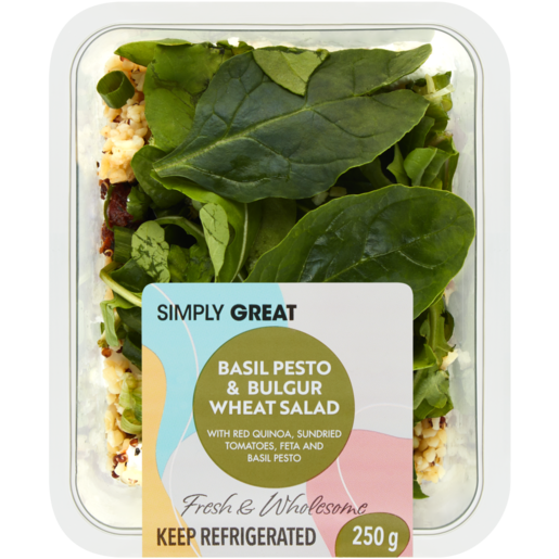 Simply Great Pesto & Bulgur Wheat Salad 250g