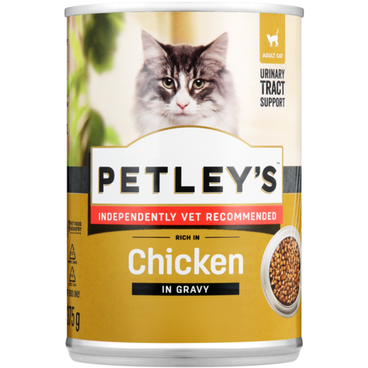 Petley's Chicken In Gravy Adult Cat Food Tin 375g