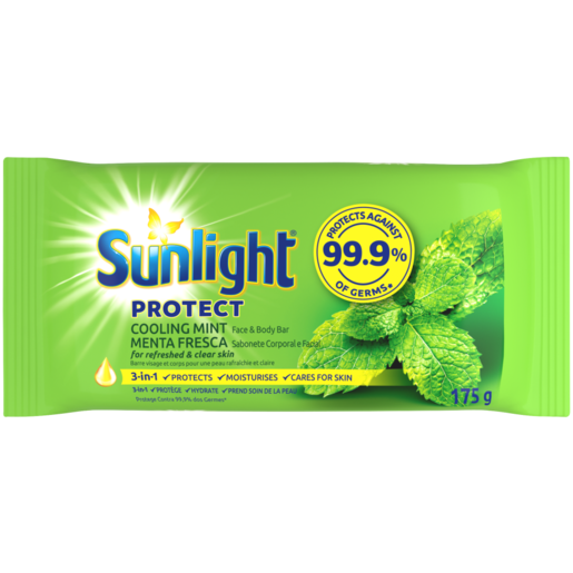 Sunlight Protect Cooling Mint Face & Body Bar Soap 175g