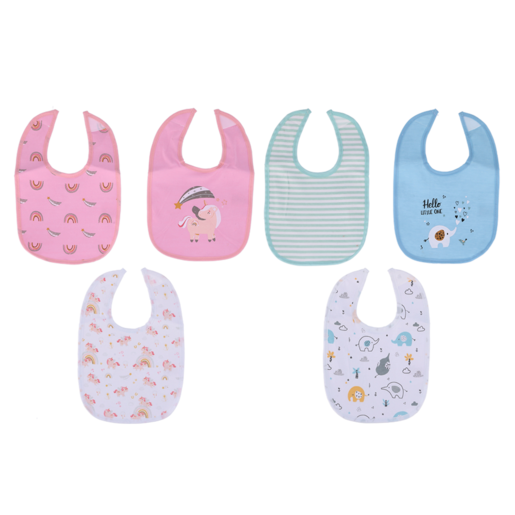 Jolly Tots Knitted Baby Bib 3 Pack (Design May Vary)