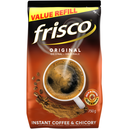 Frisco Original Instant Coffee & Chicory Pouch 750g