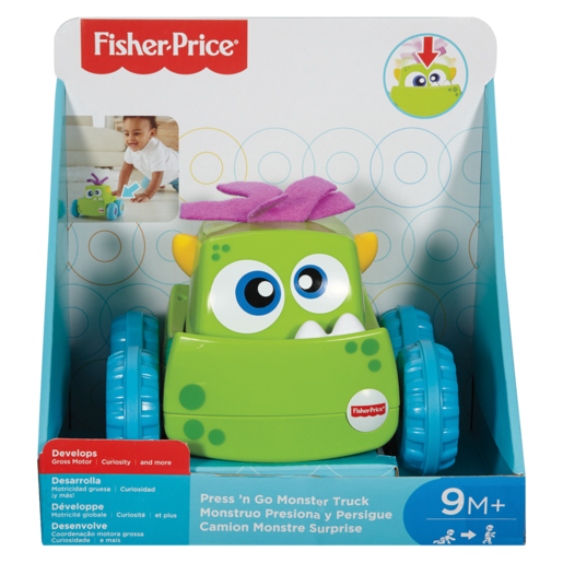 Fisher-Price Press n' Go Monster Truck 9+ Months