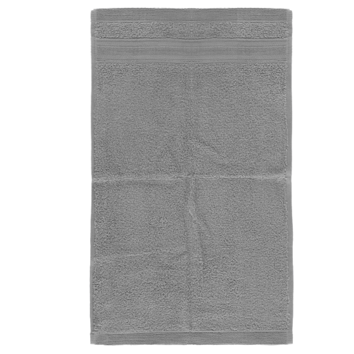 Essentials Duet Grey Guest Towel 30 x 50cm