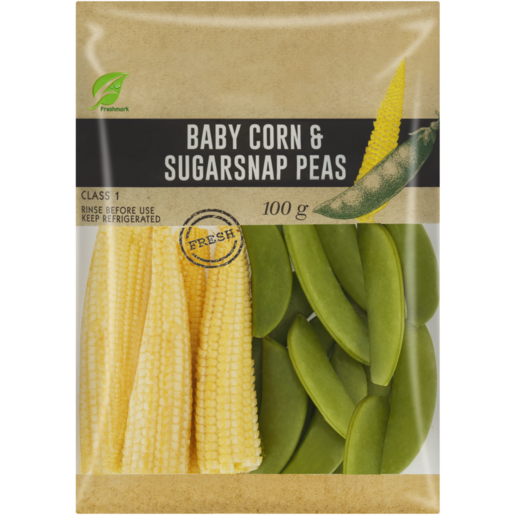Baby Corn & Sugarsnap Peas 100g 