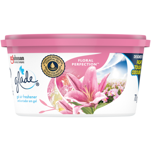 Glade Floral Perfection Scented Gel Air Freshener 70g