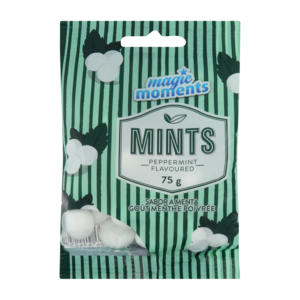 Magic Moments Peppermint Flavoured Mints 75g | Mints & Chewing Gum ...