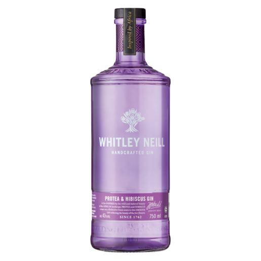 Whitley Neill Protea & Hibiscus Dry Gin Bottle 750ml
