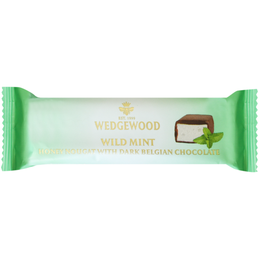 Wedgewood Angels Wild Mint Belgian Chocolate Coated Nougat Bar 40g