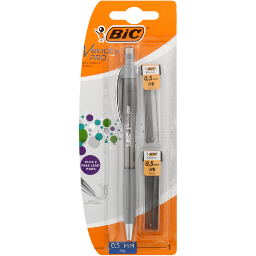 BIC Velocity Pro Mechanical Pencil With Leads 0.5mm