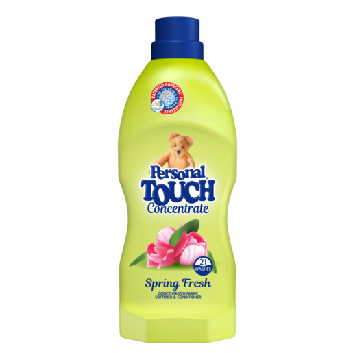 Personal Touch Spring Fresh Concentrated Fabric Softener 750ml