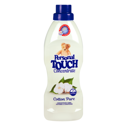 Personal Touch Cotton Pure Concentrated Fabric Softener & Conditioner 750ml