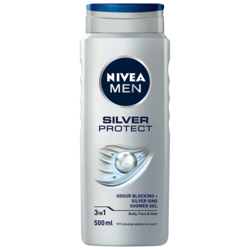 NIVEA MEN Silver Protect Shower Gel 500ml