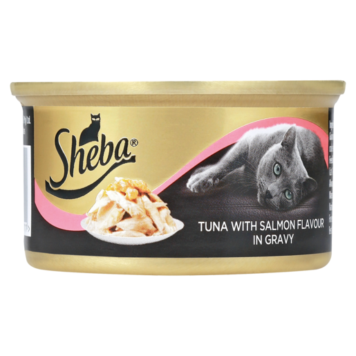 Sheba Cat Food Tuna With Salmon Flavour In Gravy 85g