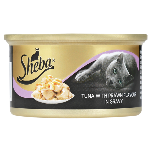 Sheba Cat Food Tuna With Prawn Flavour In Gravy 85g