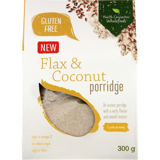 Health Connection Wholefoods Gluten-Free Flax & Coconut Porridge 300g