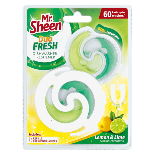 Mr. Sheen Duo Fresh Dishwasher Freshener Refill 2 Pack