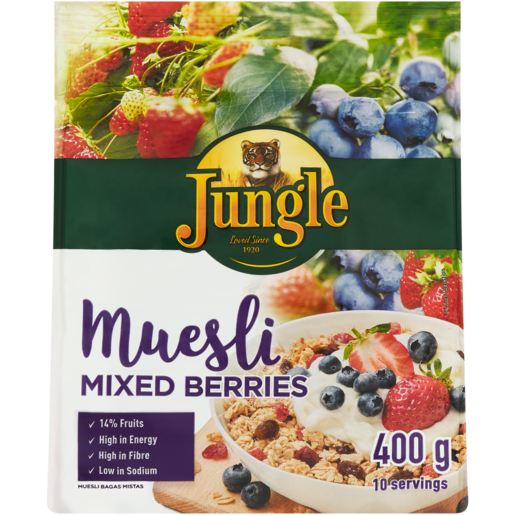 Jungle Mixed Berries Muesli Cereal 400g