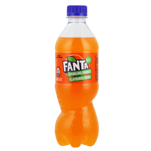 Fanta Orange Soft Drink Bottle 440ml