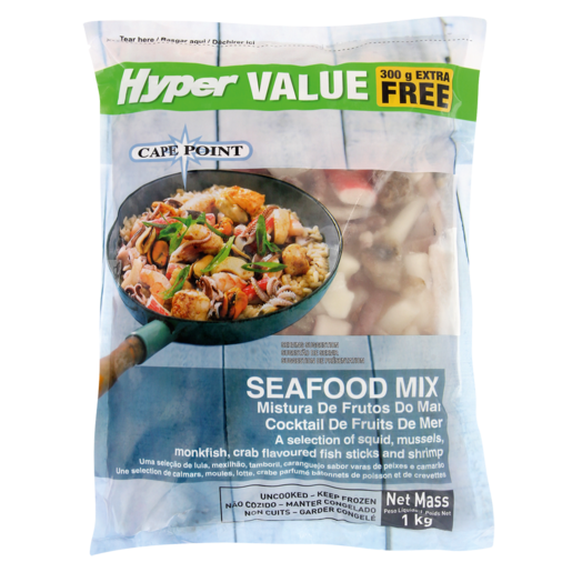 Cape Point Frozen Seafood Mix 1kg