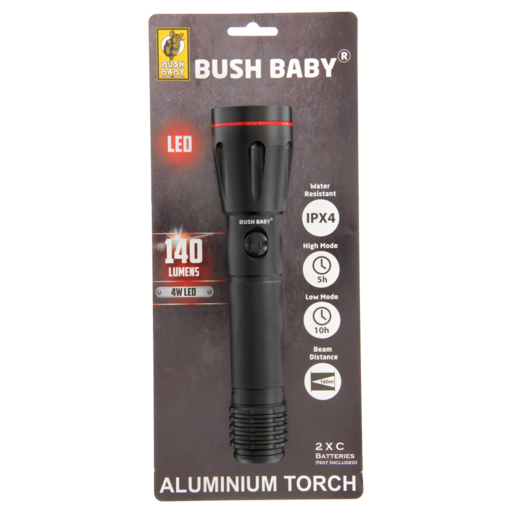 Bush Baby Aluminium LED Torch 4W