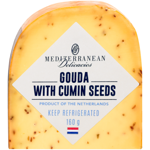 Mediterranean Delicacies Gouda Cheese With Cumin Seeds 160g