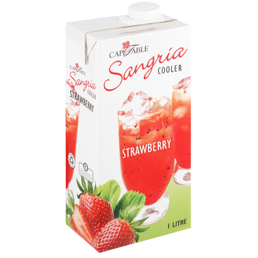 Cape Table Strawberry Sangria Wine Cooler Box 1L