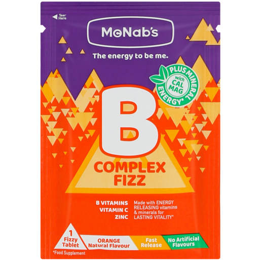 McNab's B Complex Fizz Orange Flavour