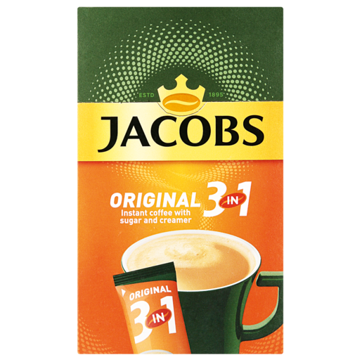 Jacobs 3-In-1 Original Instant Coffee 10 Pack