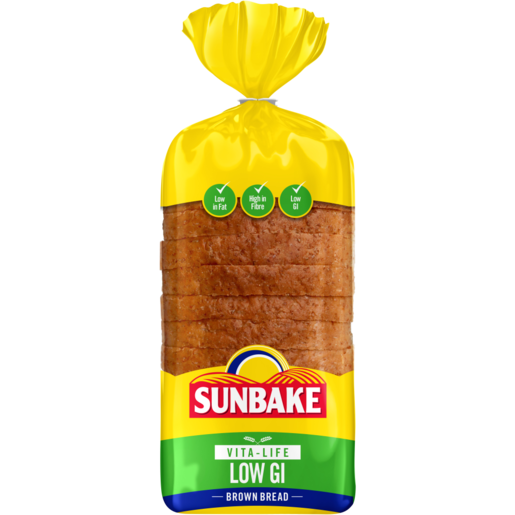 Sunbake Vita Life Low GI Brown Bread 700g