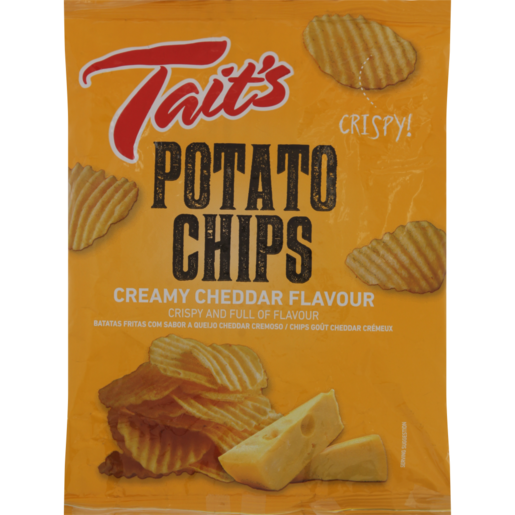 Tait's Creamy Cheddar Chips 125g