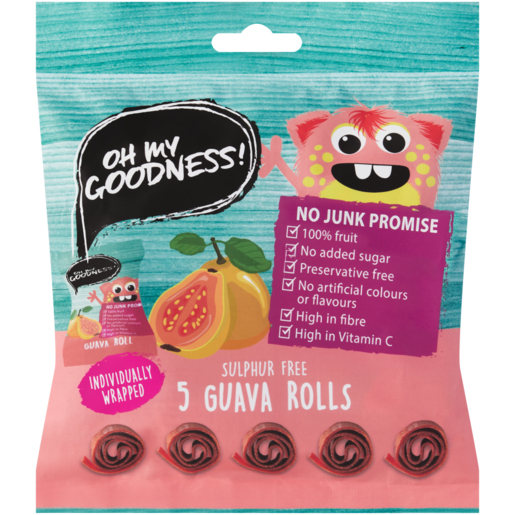 Oh My Goodness! Dried Guava Rolls 5 Pack
