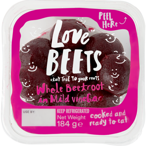 Love Beets Whole Beetroot In Mild Vinegar 184g