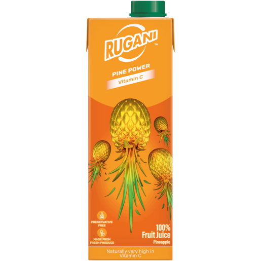 Rugani 100% Queen Pineapple Juice Carton 750ml