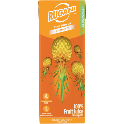 Rugani 100% Queen Pineapple Juice Box 330ml
