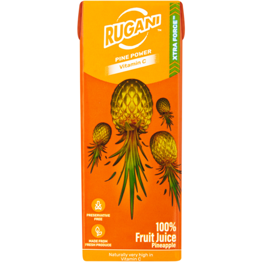 Rugani Xtra Force 100% Pine Power Fruit Juice 330ml 