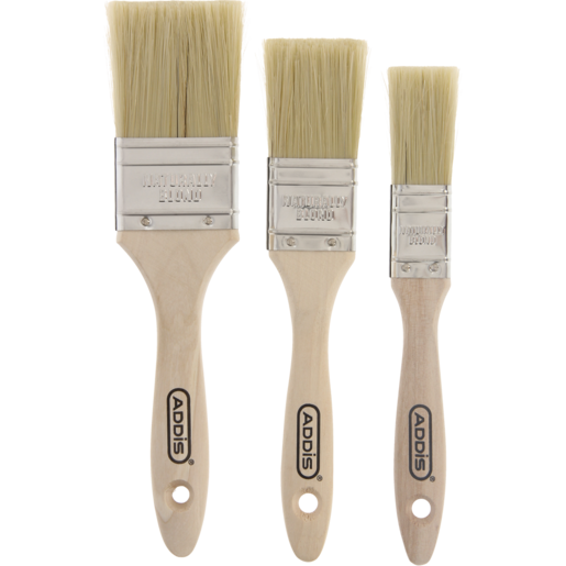 ADDIS Blond Paint Brush Set 3 Piece