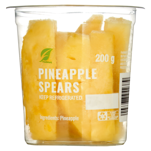 Fresh Cut Pineapple Spears Pack 200g