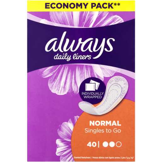 Always Comfort Protect Daily Pantyliners 40 Pack, Sanitary Pads & Panty  Liners, Sanitary Protection, Health & Beauty