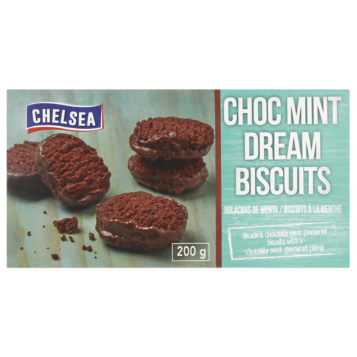 Chelsea Chocolate Mint Dream Biscuits 200g