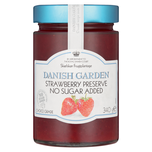 Danish Garden No Sugar Strawberry Preserve 340g
