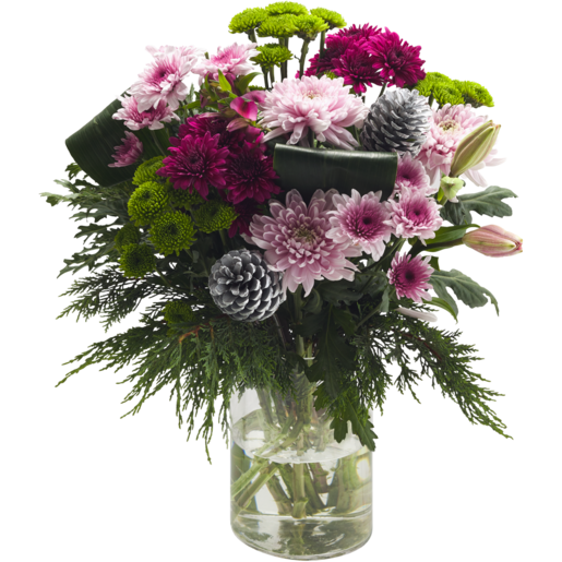 Festive Bells Flower Bouquet (Vase Not Included)
