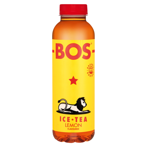 BOS Lemon Flavoured Ice Tea Bottle 500ml